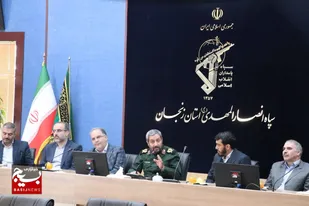 دیدار جمعی از مسئولین با فرمانده سپاه انصارالمهدی(عج) زنجان +تصاویر