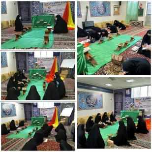 برگزاری مسابقات قرآنی طرح صراط ویژه خواهران بسیجی شهرستان راز و جرگلان
