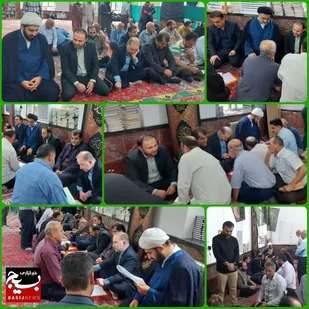 برپایی میز خدمت بسیج حقوقدانان در مسجد جامع نوشهر