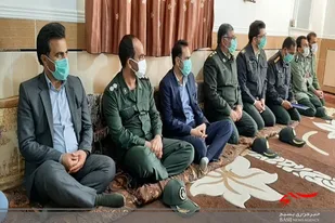 دیدار و سرکشی از خانواده شهید شهرکی در هامون