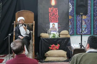 جلسه یادبود شهید مدافع حرم در مسجد جامع یزدانشهر