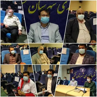 نشست ستاد کرونا با موضوع طرح شهیدسلیمانی درقشم