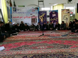 میز خدمت بسیج در مصلی وحدت و مسجد کوی عرفان گرگان