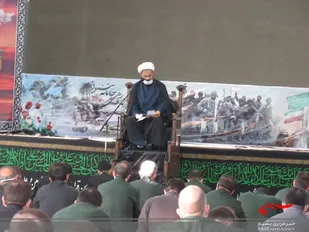 برگزاری مراسم عزاداری در حسینیه ثارالله  سپاه استان