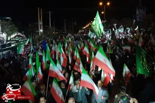 شکوه اقتدار مردم نهاوند در رزمایش اقتدار جان&zwnj;فدایان ایران امام رضایی