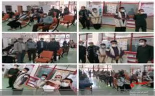 مشارکت عشایر و کارکنان ناحیه عشایری در پویش نذر خون
