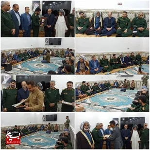با حضورمعاون هماهنگ کننده سپاه حضرت ولیعصر (عج) خوزستان از بسیجیان قدیمی پایگاه&zwnj;های بسیج مسیر خسرج حمیدیه تجلیل بعمل آمد