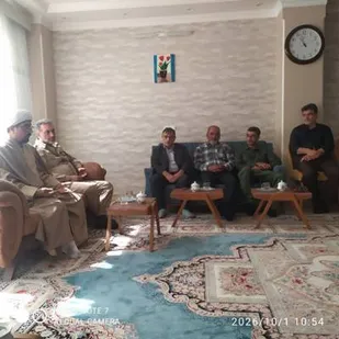 دیدار مسئولان بسیج عشایری سمنان با خانواده شهدای رجبی و اعرابیان