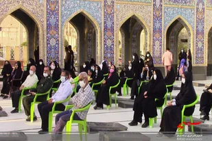 مراسم سالروز ازدواج حضرت علی(ع)وحضرت فاطمه(س) در گلزار شهدای دامغان برگزارشد