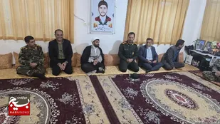 دیدار با خانواده سرباز متوفی یاسین طهماسبی