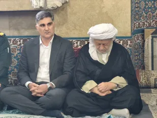 دیدار مسئولان شهرستان با امام جمعه پاوه  به مناسبت هفته دفاع مقدس