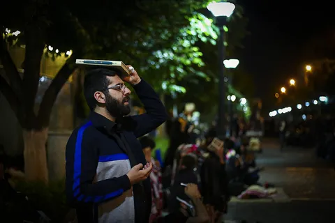 احیای شب بیست و یکم ماه مبارک رمضان در مسجد ارک تهران