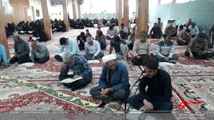 قرائت دعای پرفیض عرفه در شهر رضوان