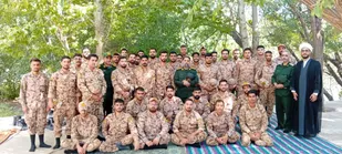 مراسم روز سرباز در سپاه ناحیه نهاوند برگزار شد