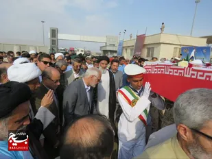 ورود پیکر پاک ۲۲ شهید دفاع مقدس از مرز شلمچه