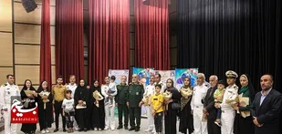 مراسم تجلیل از ناوگروه ۸۶ نیروی دریایی ارتش در برازجان برگزار شد