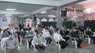 نشست سیاسی رزمندگان گردان 105 امام حسین(علیه السلام) با سخنرانی سردار محمدی برگزار شد