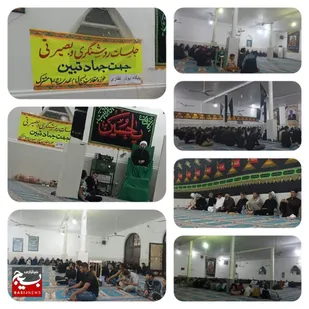 نشست روشنگری و بصیرتی جهاد تبیین در روستای حلاف یک شهرستان ال&zwnj;هایی برگزار شد