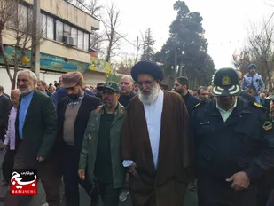 حضور پرشور مردم ولایتمدار و شهید پرور شهر کرج در راهپیمایی محکومیت حادثه تروریستی کرمان+تصاویر