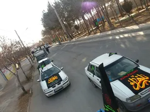 برپایی کاروان خودرویی فاطمیه در شاهرود+تصاویر