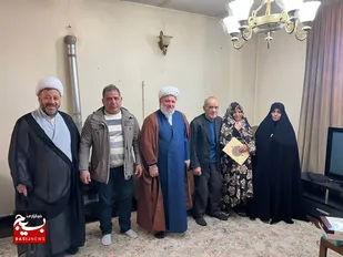 دیدار حجت&zwnj;الاسلام والمسلمین نعیمی با خانواده شهیدان یساولی
