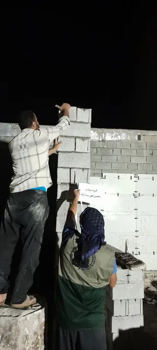 ساخت یک منزل مسکونی در آغاجاری