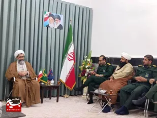دیدار فرمانده ناحیه سپاه شهرستان با امام&zwnj;جمعه زابل