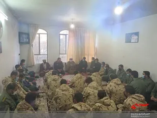 دیدار پاسدارن سپاه ناحیه خوانسار با امام جمعه شهرستان