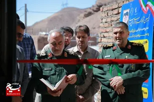 افتتاح کارگاه حوله بافی با حضور دبیر قرارگاه محرومیت زدایی سپاه در روستای کلاته نو