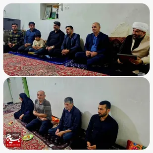 دیدار با خانواده شهید والامقام عسکری در گتوند