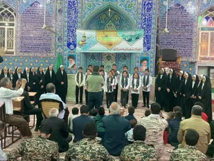 یاد و خاطره ۸ شهید والامقام روستای کریم آباد دهستان بهادران شهرستان مهریز