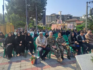 مراسم گرامیداشت هفته دفاع مقدس در آموزش و پرورش