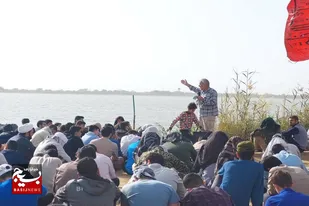 حضور کاروان طلاب و روحانیون بسیجی همدان در سرزمین جبهه&zwnj;های جنوب