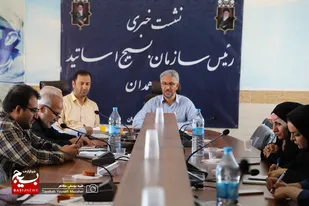 نشست خبری جانشین رئیس سازمان بسیج اساتید استان همدان با اصحاب رسانه