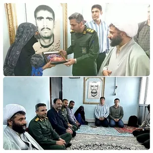 تجلیل از مادر شهید رئیسی در جزیره لاوان