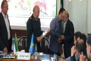 مراسم تکریم و معارفه دبیر راهبردی سپاه ناحیه خوانسار