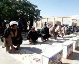 مراسم روز سرباز در زرند برگزار گردید