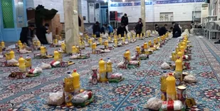 ۱۰۰۰ بسته معیشتی برای نیازمندان با اتحاد ۳۲ مسجد ری