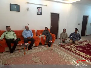 دیدار مسئولان رامسر با خانواده شهدا