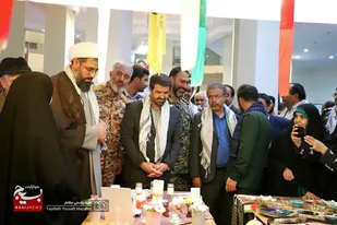 بازدید مسئولین استان همدان از نمایشگاه طرح اسوه