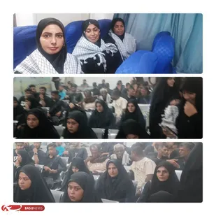 اعزام بسیجیان حوزه حضرت خدیجه(س) قشم جهت شرکت در تشییع رهبر شهید