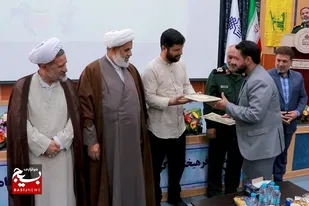آیین تکریم و معارفه مسئول بسیج دانشجویی خراسان جنوبی