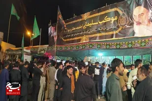 خدمت جامعه کار و تولید سیستان و بلوچستان به زائران پاکستانی اربعین