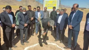 جانمایی آرامستان جدید و کلنگ زنی غسالخانه شهر فرادنبه