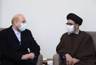 رئیس مجلس با نماینده ولی فقیه در آذربایجان شرقی دیدار کرد