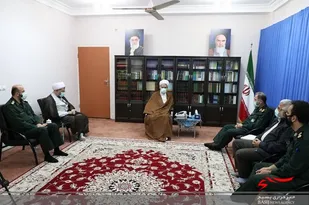 دیدار اعضای ستاد هفته بسیج سپاه کربلا با نماینده ولی فقیه در مازندران