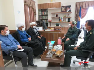 دیدار مسئول معاونت عقیدتی سیاسی سپاه جوادالائمه با شورای فرماندهی ناحیه رازو جرگلان
