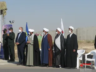صبحگاه مشترک نیروهای مسلح و ادارات شهرستان فاروج برگزار شد