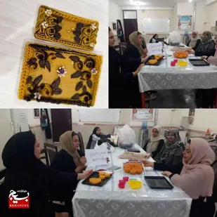 طعم شیرین  حلوا شکری با  آموزش اشتغالزایی در روستای جریه سید راضی شوش
