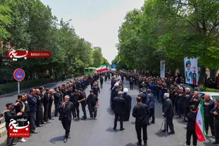 عزاداری خیابانی مردم تبریز در روز تاسوعا